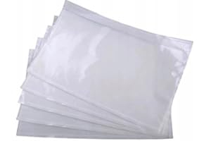 AllBags 1000 przezroczystych torebek na dokumenty dostawy, torebki na dokumenty, samoprzylepne torebki na dokumenty, rachunki (C6)