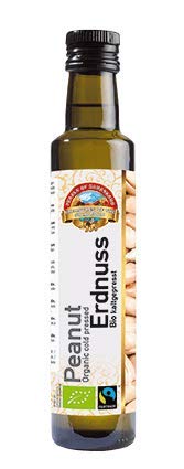 Pearls of Samarkand Organic Fairtrade Peanut Oil 250 ML (order 6 for trade outer)