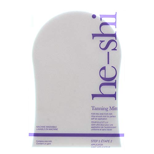 he-shi Ultra Smooth Bronceado Mitt con Loción Barrera