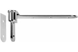 Coppia di cerniere a persiane per porta interna Cab Sfs Intec - Nichel opaco