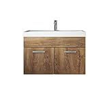 waschtisch unterschrank holz selber bauen Einfache Montage, alle Materialien für Befestigung an der Wand sind im Lieferumfang enthalten