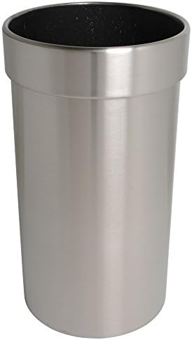 hydroflora 61426540 column planter Value Line Cycle Edge, diameter 40 cm, height 70 cm, V4A stainless steel, matte brushed finish