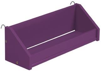 Design Vicenza "Fano" Large Shelf, Wood, Lilac