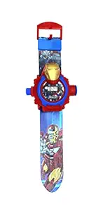 KAS Avengers Projector Watch for Kids 24 Images Digital Watch for Kids Digital Watch for Boys (Multicolor)