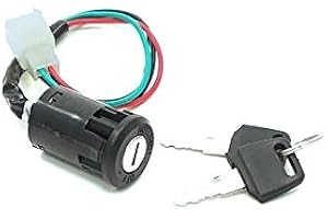 LAMBERTS BIKES Wadoy Neiman universel avec 4 fils et 2 clés Compatible avec la plupart des motos, Pit Bikes, quad, Dirt bikes, scooters, etc.