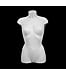 Produktbild Torso Frau Kunststoff bruchsicher weiß Schaufensterpuppe Büste halben Bustier T-Shirt Hemd Top Unterwäsche
