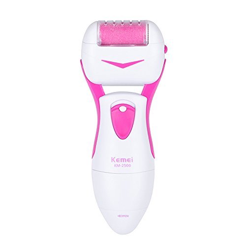 TOP Elektrisch Hornhautentferner Fußpflege Pediküre Set Foot Spa Smoother Rosa