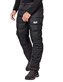 daunenhose kurz herren sehr warm Jack Wolfskin Herren hose Atmosphere Pants, Black, S, 1501141-6000002