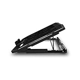 Kaiyitong Laptop-Kühler, tragbare Kühlhalterung, Desktop-Halterung, sechs Lüfter können eingestellt Werden, Exquisite Mode (Color : Black)