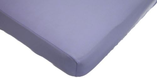 American Baby CompanySupreme 100% Natural Cotton Jersey Knit Fitted Crib Sheet for Standard Crib and Toddler Mattresses, Lavender, Soft Breathable, for Girls