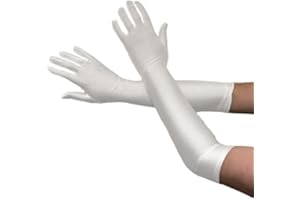 jokeshop Ladies Long Satin Gloves Opera Evening Princess 1920's Party Fancy Dress Prom