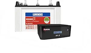 Microtek Luxe SW1200+RC18000ST Tubular Inverter Battery (150 AH)