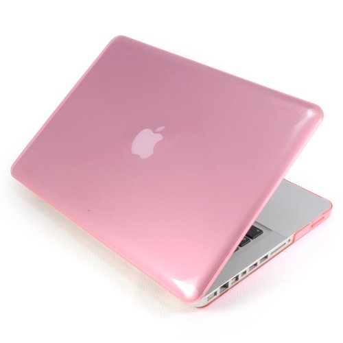 Incutex Notebookhülle für Apple Macbook Pro 15" Zoll Hardcase, Schutzcase, Etui, Transparent Pink