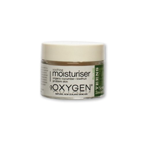 Oxygen Teen Soothing Moisturiser with Organic Cucumber and Kiwifruit for Problem Skin 50ml