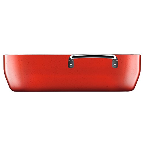 Silit Dampfgarer 35,6×18,4×33,3 cm ca. 6,7l ecompact Energy Red Made in Germany Glasdeckel mit Silikonrand und Thermometer Silargan Funktionskeramik induktionsgeeignet spülmaschinengeeignet - 4