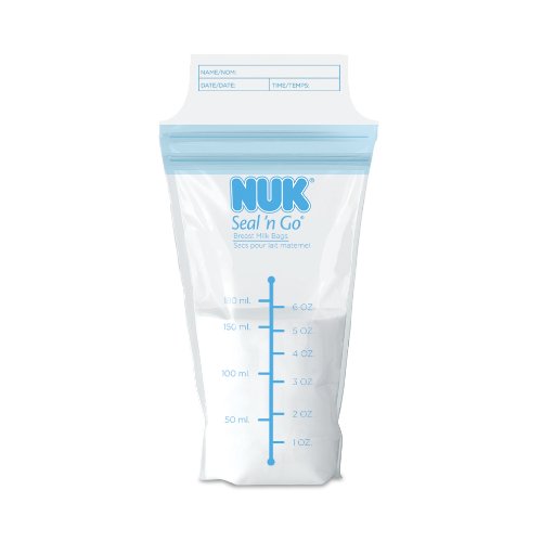 NUK Seal `n Go Breast Milk Storage Bags & Disposable Bottle Liners 25 ea
