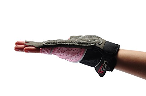 IISPORT Fitnesshandschuhe Trainingshandschuhe damen und herren für Workout Gewichtheben Bodybuilding, 4 Farbe, Gr. S-XL - 4