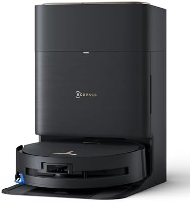 ECOVACS DEEBOT X9 PRO OMNI Robot Aspirapolvere Lavapavimenti, 16600 Pa, Tecnologia BLAST, Autopulizia Istantanea OZMO ROLLER, Sistema Triple Lift, ZeroTangle 3.0, Lavaggio Mocio con Acqua Calda, Nero