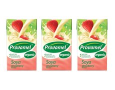 Preisvergleich Produktbild Provamel Bio Sojadrink Erdbeere (3x250ml)