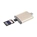 Produktbild Big-Mountain Für Samsung Galaxy S9 Kartenleser 3 in1 USB 3.1 Typ C USB-C TF Micro SD OTG (Gold)
