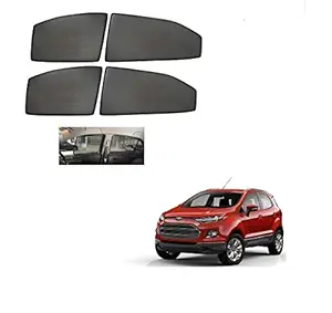 Kozdiko Premium Custom Fit Car Sun Shades Fix Curtains Non Magnetic Mesh Compatible for Ford Ecosport