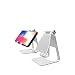 Produktbild TIREOW Portable Desktop Wireless Fast Charger Ladestation Dock Pad Halterung für iPhone Yogee Qi (Silber)