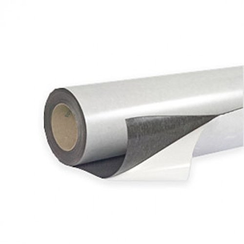 Eisenfolie Ferrofolie selbstklebend weiß matt – 0,8mm x 50cm x 100cm – mit Premium-Kleber, flexibler Haftgrund für Magnete - 3