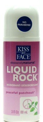 Kiss My Face Deodorant Liquid Rock Roll-On Peaceful Patchouli (3-Pack)