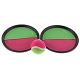 lanza la bola muebles La parte posterior de la raqueta tiene una hebilla ajustable para facilitar la palma de la mano, ajustable tanto para adultos como para niños. La superficie de la bola es de franela, la goma interior, buena elasticidad.