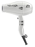 Equipado con motor de 2200 W Parlux Advance Light Ionic and Ceramic Dryer - White
