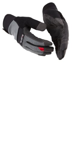 Kräftige Schutzhandschuhe aus Synthetikleder, mit Neopren®-Bund und Klettverschluss Gr.9