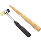 ★ TRAJE EXQUISITO - El kit contiene un martillo de dos cabezas y un mandril de anillo de madera. Este es un buen kit básico de reparación de ajustadores de anillos.