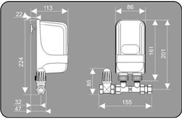Dafi Mini-Durchlauferhitzer Untertisch 11 kW - 3
