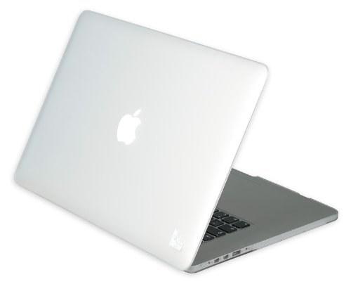 Gecko Macbook Pro Retina 15" Clip On Case - Milch-Weiss - trendige Farben / perfekter Schutz in der Farbe milch-weiss / frozen white geeignet für MacBook Pro Retina 15,4" (Typ A1398)