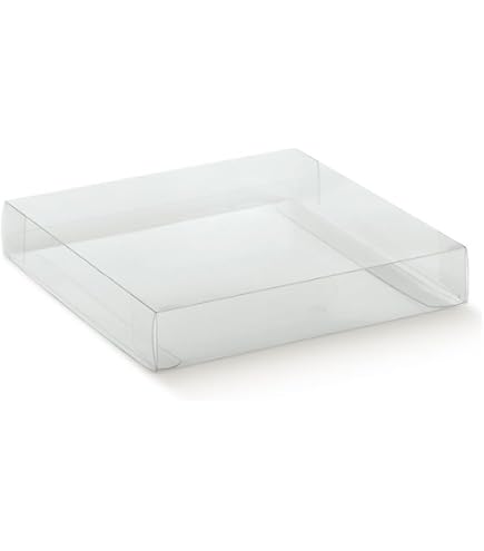10 Scatoline Tubo In PVC Trasparente - 6,5x2,3x12 Cm, Portaconfetti Per Bomboniere, Matrimoni, Compleanni, Feste