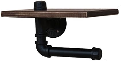 Floating Shelves Plumbing Rack Toilet Bracket Iron Pipe Plank LOFT Wall Decoration Industrial wall frame