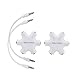Produktbild GBATERI 2 Stück Mehrfach Stereo Audio Headset Kopfhörer Splitter Hub Adapter Converter Connector 1 bis 5 3.5mm 6 Ports Musik Sharing Gerät Musik für Handys Samsung iPhone iPod iPad Portable Media Player MP3 / MP4 Tabletten mit Stereo Cord Kabel - Weiß