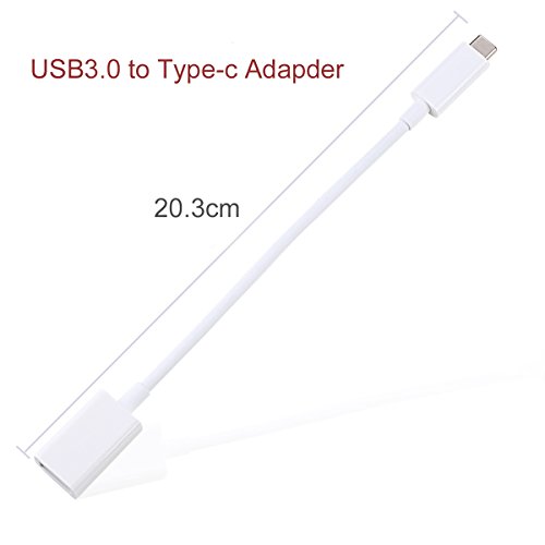 Incutex USB 3.1 Typ C zu USB 3.0 Typ A Kabel OTG Adapter Verbindungsdatenkabel, weiß - 2