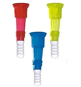 COUNTRY HUB Pipe Plastic Connector PVC Jointer Hose Fast Fitting, for Water tap Joint 1/2 Inch (Set 3) (Multicolor)