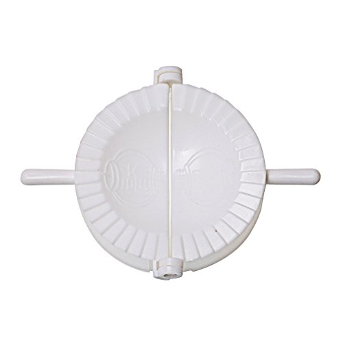 A-szcxtop einfaches Gerät mit Segen Worte Klöße Drücken Ravioli Teig Teig Pie Dumpling Maker Gyoza Form Werkzeug Küche Gadgets Artefakt Küche Supplies, plastik, weiß, Combination - 4