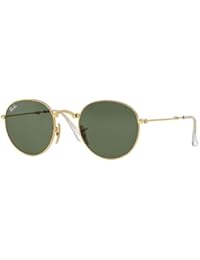 Ray-Ban Plegable Metal gafas de sol redondas en oro verde RB3532 001 50