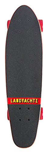 Preisvergleich Produktbild Landyachtz Dinghy Skateboard Komplett Red Swirl 63 mm