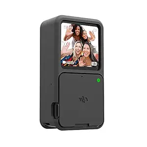 TELESIN Balck Rubber Sleeve Case for DJI Action 2,Silicone Protective Case for DJI Action 2 Action Camera Accessory Case Cover for DJI Osmo Action 2 Combo Camera Black Action Camera Accessories