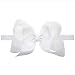 Imported 1Pcs Baby Girls Bowknot Headbands Hair Bands Photography Props White RS.220.00