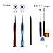 Produktbild Sellify Schraubendreher 3Pcs 5-Punkt 1.2 P5 Torx T5 Schraubendreher Set forMacBook Air & Macbook Pro Repair Tool Kit mit Geschenk - (Farbe: E-3Pcs und 3gift): E-3Pcs und 3gift