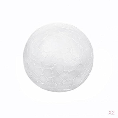 20 X Weiß Christbaumschmuck Christmas Kugel Modellierung Handwerk Styropor Ball 4cm