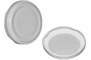 Chianese Tappi capsule barattoli vetro sottovuoto conserve 82 mm 100 pz idonei alla bollitura per passata pomodoro cibi sott'olio