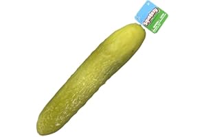 Jumbo Cucumber , 25cm Giant Pickle Stress Relief Fidget Toy, Soft Rubber Pickle Squeeze Toy For Adults, Stress Relief Hand Toys For School Office Travel Adults Kids Gift
