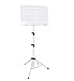 Produktbild CZZ Notenständer Klappbar Höhenverstellbar 60-140Cm Tragbarer Kleiner Orchestermusikständer, Spektrumstisch,Weiß,Regal