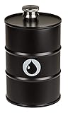 OOTB 70/2981 Gourde en métal, Baril de pétrole, Noir